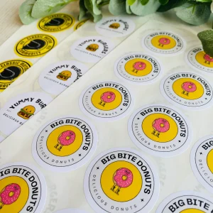 45mm Sticker Matt Finish Custom Logo Graphic Design