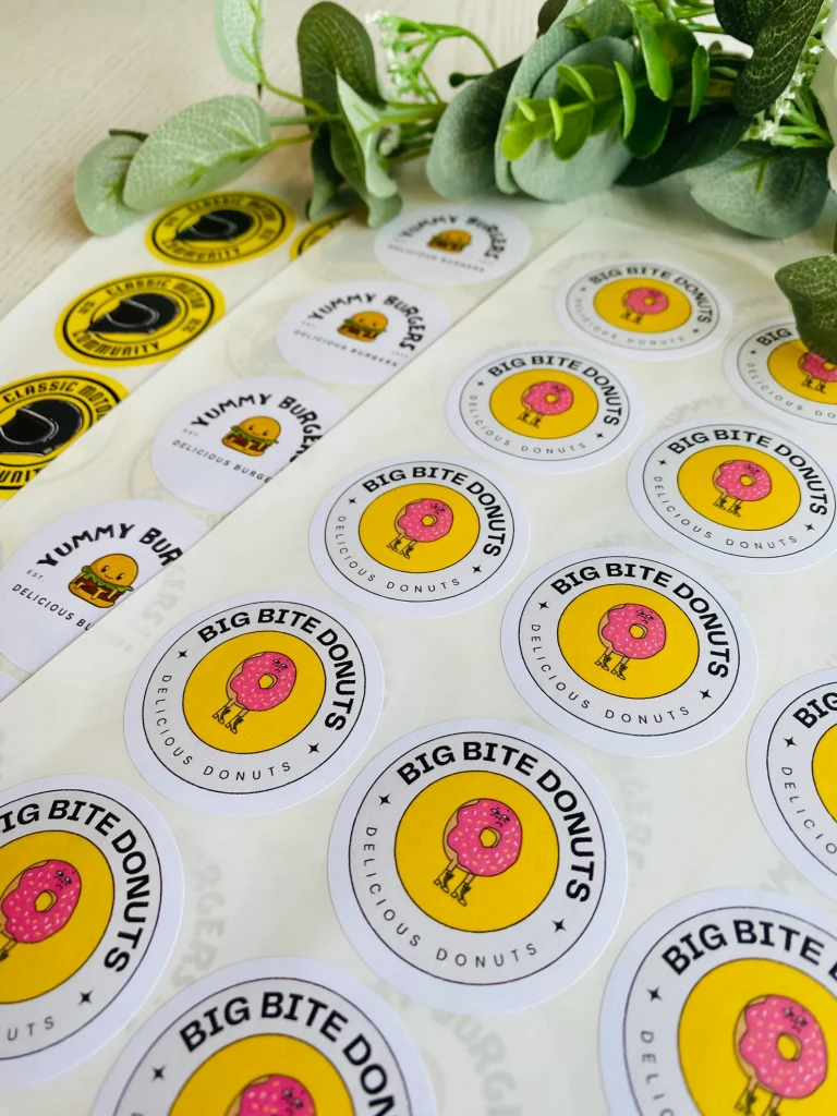 45mm Circular Logo Stickers - SR Creative Studio