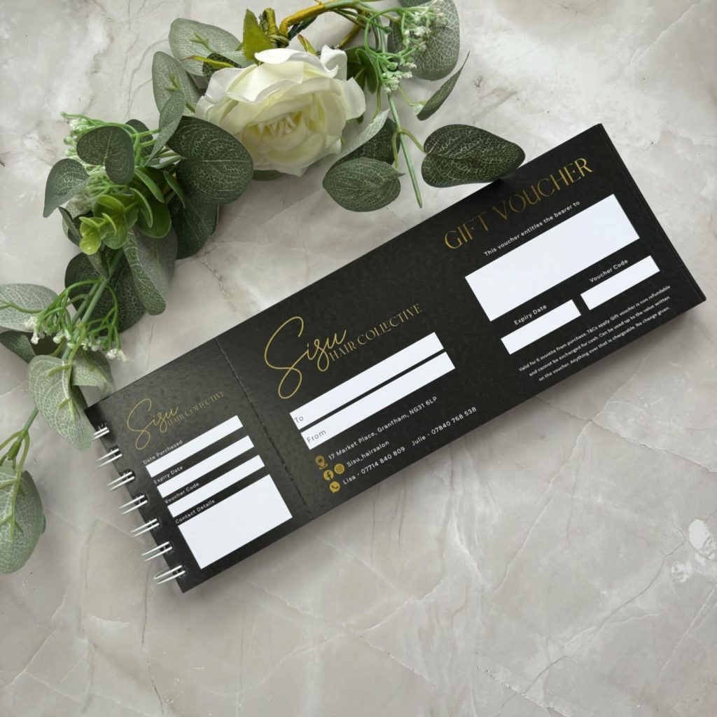 Gift Voucher Book - SR Creative Studio