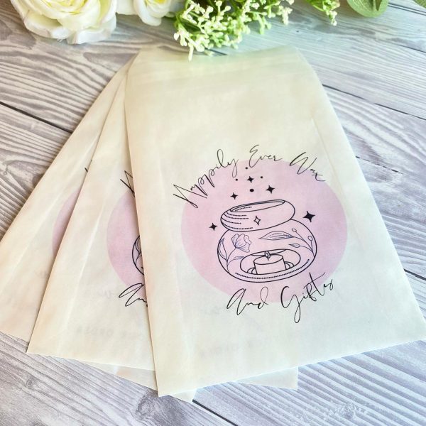 Eco Friendly Glassine Packaging Bag for Wax Melts, Food Items, Confetti Wedding Bag, Event Packaging