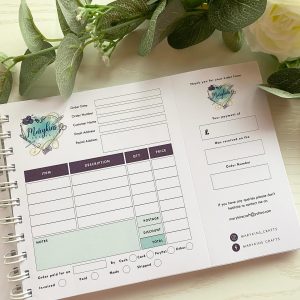 Custom Order Book with Receipt Panel A5