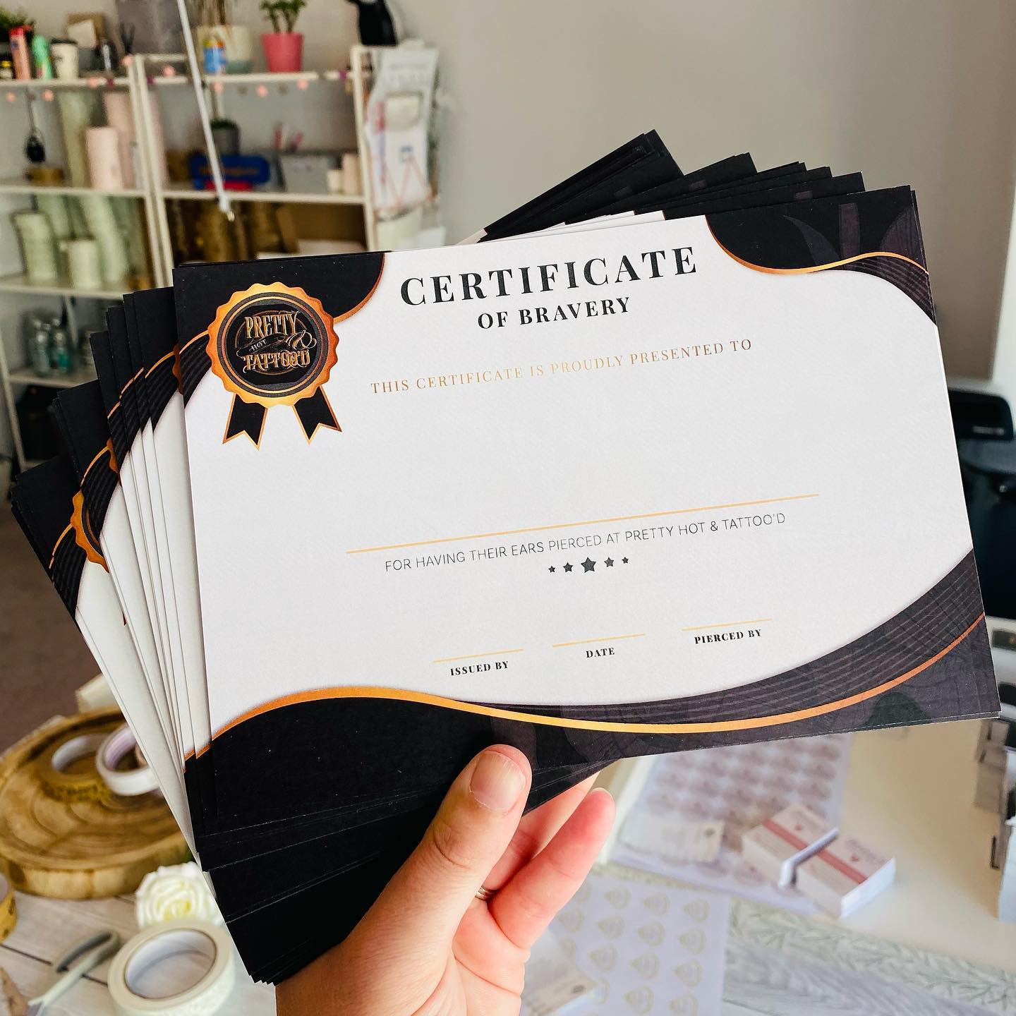 Certificate | Lash, Beauty & Aesthetics Training | Custom A4/A5 Printed Award - Image 3